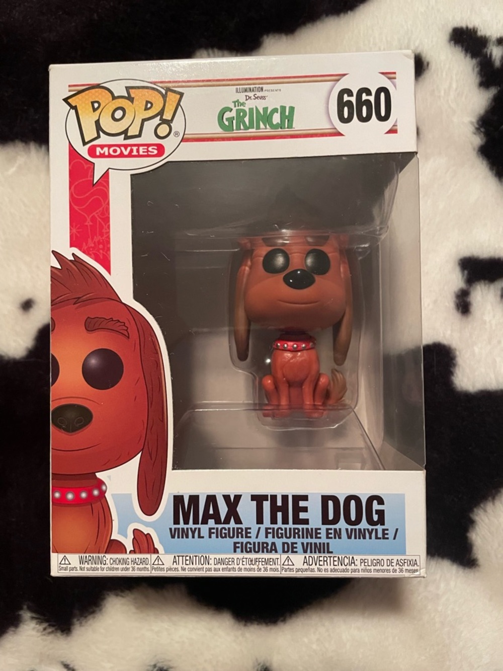 Dr Suess The Grinch Max the Dog #660 Funko Pop! Movies NWT